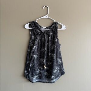 Maurices Grey White Tank Top